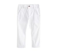 NEXT Ragazzo Pantaloni Chino Elasticizzati Bianco 18 Mesi