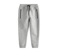 NEXT Ragazzo Pantaloni da Jogging Slim con Zip Grigio Marna 7 Anni