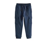NEXT Ragazzo Pantaloni da Jogging Stile Cargo con vestibilità Attillata Blu Marino 14 Anni