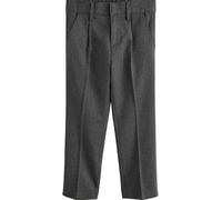 NEXT Ragazzo Pantaloni per la Scuola con Piega sul Davanti e Vita Regular Grigio 4 Anni