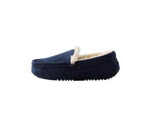 NEXT Ragazzo Pantofole a Mocassino comode Navy Blue with Neutral Warm Lining 39