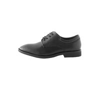 NEXT Ragazzo Scarpe per la Scuola Stringate in Pelle con Parte Frontale Semplice Nero 37