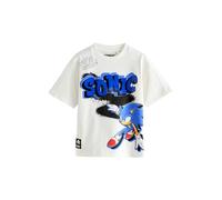 NEXT Ragazzo T-Shirt Sonic Ecru 7 Anni