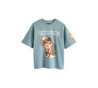 NEXT Ragazzo T-Shirt Super Mario Blue Donkey Kong Print 9 Anni
