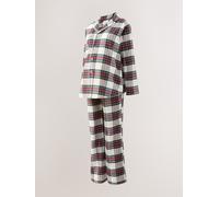 next Red/White Check Maternity Matching Family Christmas Button Through Pyjamas 42 rosso