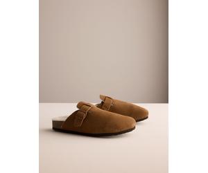 Next Sabot in pelle scamosciata con fibbia uk9eu43 Marrone