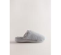 Next Sabot in pelliccia sintetica con supporto plantare large Grigio