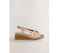 Next Sandali con zeppa a punta aperta Forever Comfort con finiture glitterate eu375 rosa