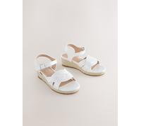 Next Sandali con zeppa e tacco intrecciati uk4eu37 Bianco