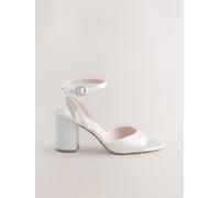 Next Sandali da Matrimonio con tacco a blocco e punta tonda Forever Comfort eu42 crema