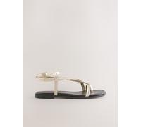 Next Sandali Forever Comfort con cinturini incrociati eu375 Metallizzato
