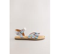 Next Sandali in pelle intrecciata uk13eu32 Metallizzato