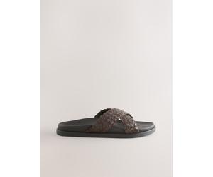 Next Sandali infradito in similpelle intrecciata uk10eu44 Marrone