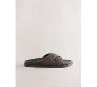 Next Sandali infradito in similpelle intrecciata uk115eu46 Marrone