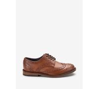 Next Scarpe brogue in pelle con lacci uk4eu37 Marrone