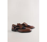 Next Scarpe brogue in pelle uk11eu45 Marrone