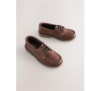 Next Scarpe da barca in pelle uk4eu37 Marrone
