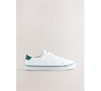 Next Scarpe da ginnastica Casual elegante a righe in tela uk7eu41 Bianco