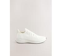 Next Scarpe da ginnastica lavorate a maglia uk12eu47 Bianco