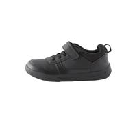 NEXT Scarpe da Ginnastica per la Scuola con Lacci Elastici - Pianta Molto Larga (H) Nero