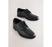 Next Scarpe da scuola Derby in pelle Stringate uk7eu41 Nero