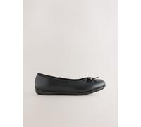 Next Scarpe da scuola in pelle Ballerine uk2eu345 Nero