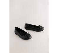 Next Scarpe da scuola in pelle Ballerine uk7eu41 Nero