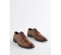 Next Scarpe Derby in pelle tinta unita Marrone