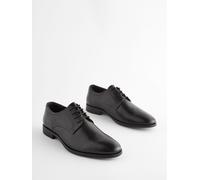 Next Scarpe Derby in pelle tinta unita Nero
