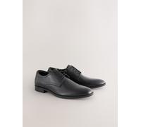 Next Scarpe Derby in pelle tinta unita uk10eu44 Nero