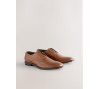 Next Scarpe Derby in pelle tinta unita uk12eu47 Marrone