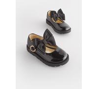Next Scarpe Mary Jane con Farfallino spesso uk10eu28 Nero