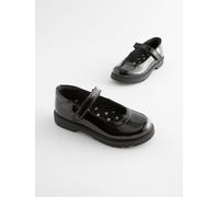 Next Scarpe Mary Jane con suola spessa in pelle per la scuola uk5eu38 Nero