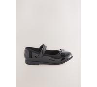 Next Scarpe Mary Jane per la scuola in pelle con fiocco uk2eu345 Nero