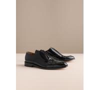 Next Scarpe Oxford con suola in cuoio e punta in vernice. uk9eu43 Nero