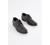 Next School - Pizzo in pelle Scarpe uk7eu41 Nero