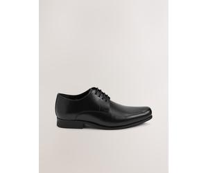 Next School - Pizzo in pelle Scarpe uk7eu41 Nero