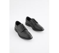 Next School - Scarpe Pizzo in pelle tinta unita uk2eu345 Nero