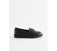 Next Scuola Mocassini in pelle uk11eu29 Nero