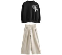 Next Set beige / nero Bambini Next 140 beige / nero