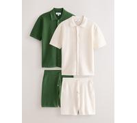 Next Set composto da Camicie e pantaloncini in maglia testurizzata 2 xsmall verde