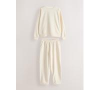 Next Set composto da Felpa Girocollo e Joggers 2 small crema