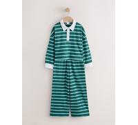 Next Set composto da maglia da rugby e pantaloni a gamba larga (316 ) 146152cm verde