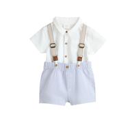 Next Set crema / blu cielo / cognac / bianco Bambini Next 80