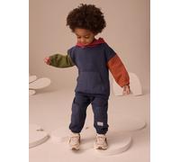 Next Set felpa con cappuccio e Pantaloni da jogging a blocchi di colore (3 mesi - 7 anni) 9298cm blu