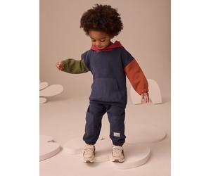 Next Set felpa con cappuccio e Pantaloni da jogging a blocchi di colore (3 mesi - 7 anni) 9298cm blu