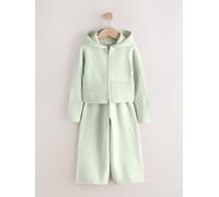 Next Set felpa con cappuccio e pantaloni in maglia (3-16anni) 128134cm verde