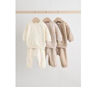 Next Set Felpa e Joggers per neonato 6 pezzi (0mesi -3anni) 5662cm Marrone