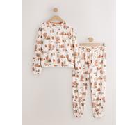 Next Set pigiama a maniche lunghe medium Bianco