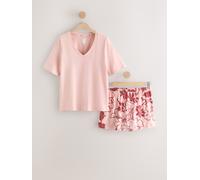 Next Set pigiama con shorts xsmall rosa